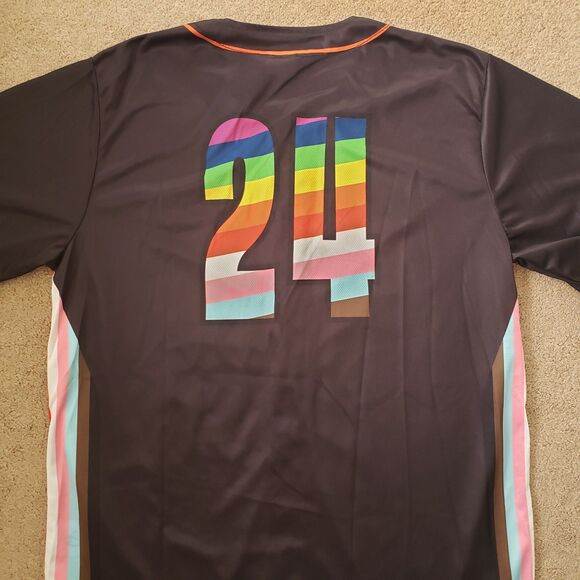 2024 Baltimore Orioles Size XL Pride Night Stadium Giveaway LGBTQ+ Jersey MLB - Picture 4 of 6